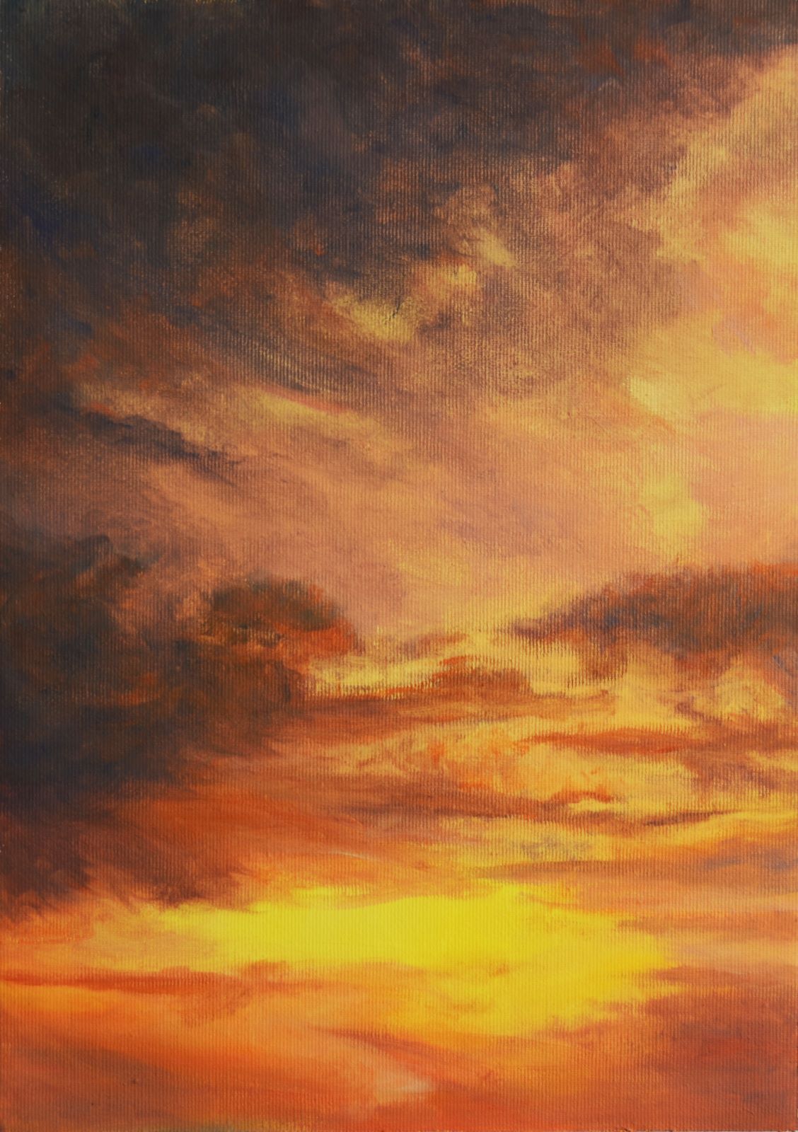 Cielo incandescente